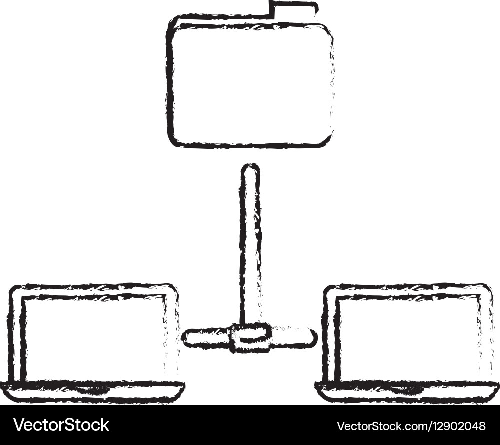 Shared documents data center related Vector Image
