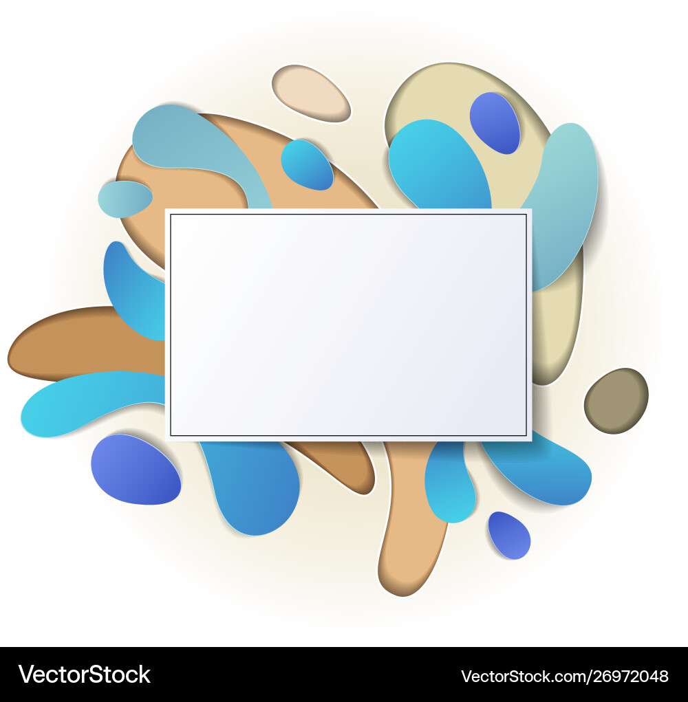 Summer frame with copy space for text design Summer frame with copy space for text design Vector Image