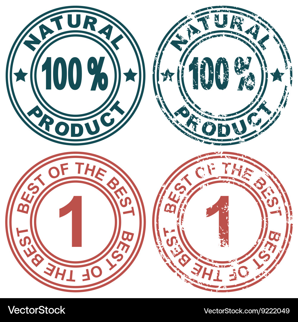 Different versions of the mark vector image