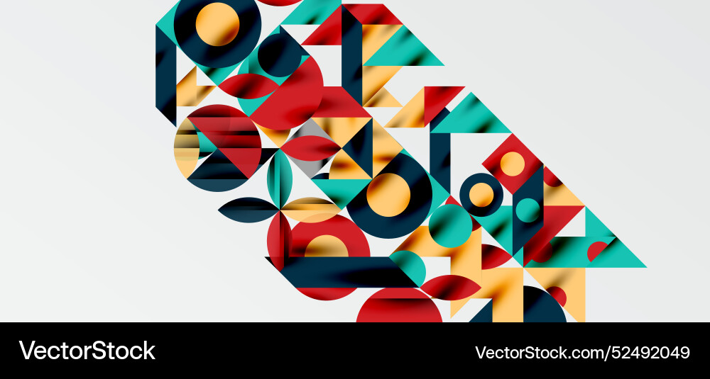 Geometric neo patterns abstract background Vector Image