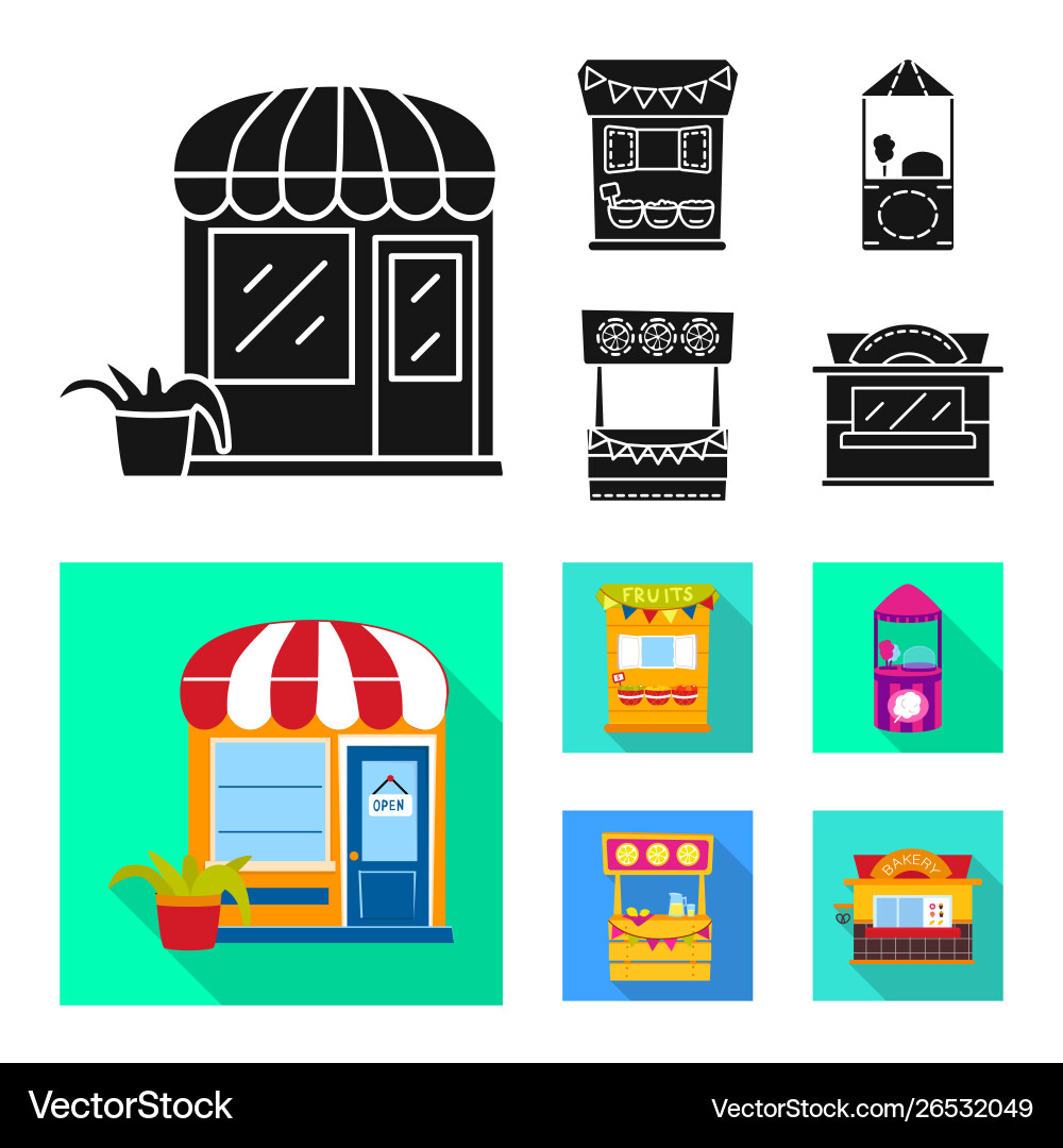 Isolated object amusement and store symbol Isolated object amusement and store symbol vector image
