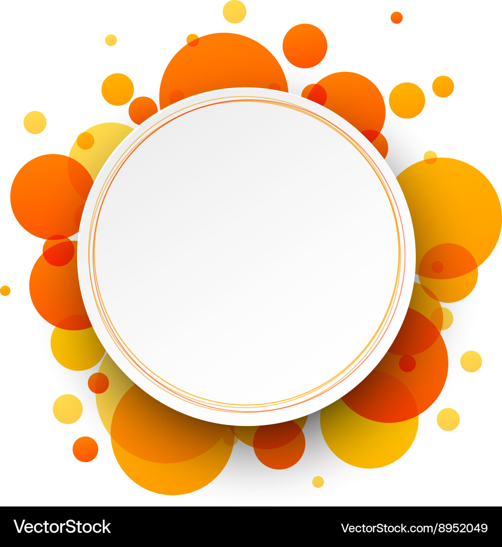 Round orange background – Royalty-Free Vector | VectorStock, image size:991x1080