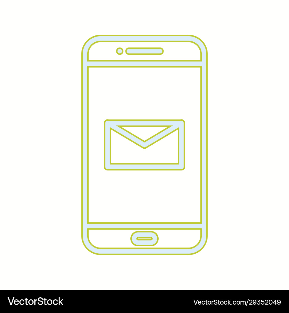 Unique multiple app line icon vector image
