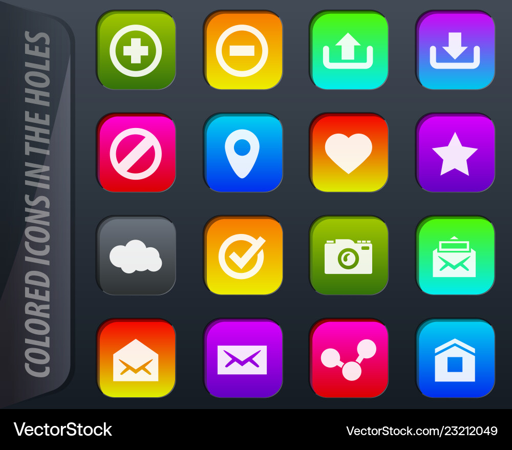 User interface icons set User interface icons set Vector Image