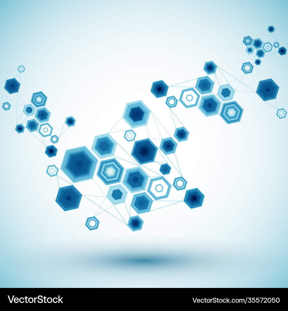 Abstract hexagonal background Abstract hexagonal background vector image