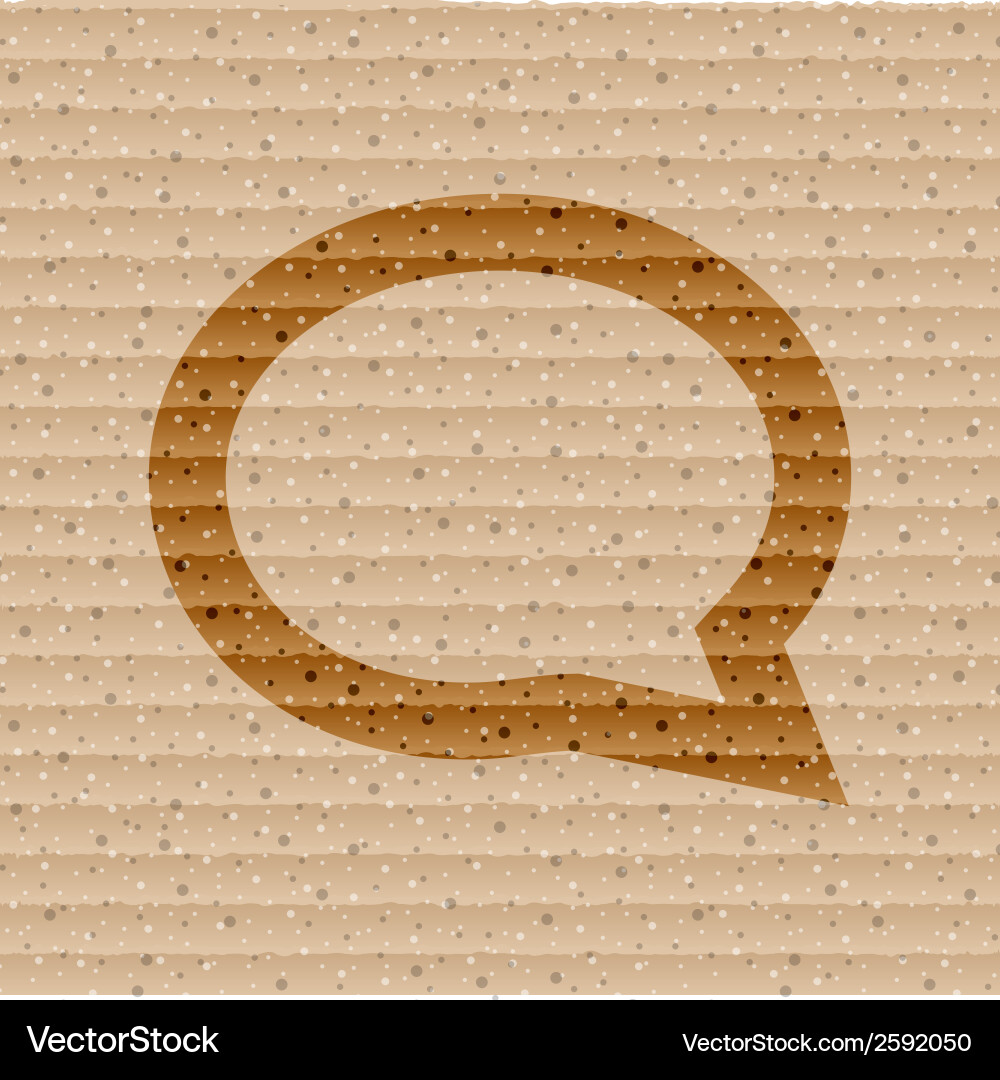 Cloud thoughts flat modern web button and space Vector Image