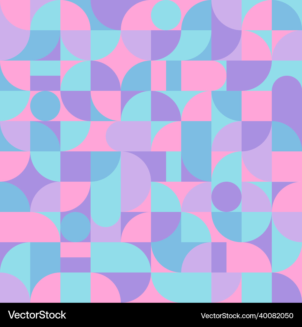 Geometric seamless pattern multicolored Geometric seamless pattern multicolored vector image