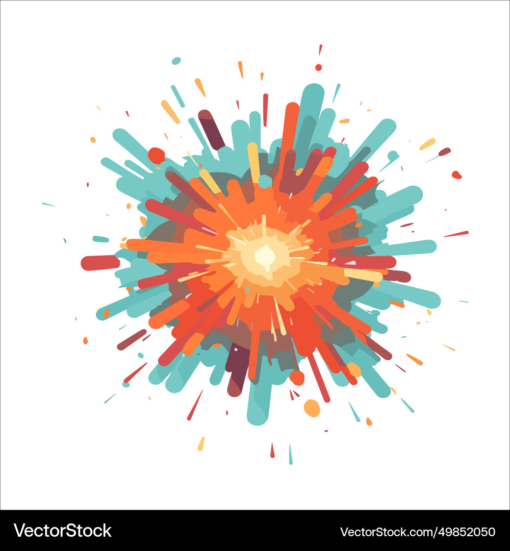 Magic explode effect abstract Magic explode effect abstract vector image