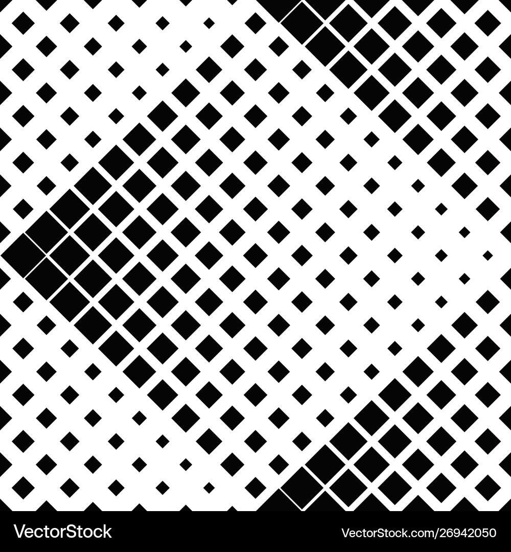 Monochrome square pattern background - abstract vector image