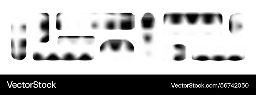 Pixel transform digital effect abstract rectangle Pixel transform digital effect abstract rectangle vector image
