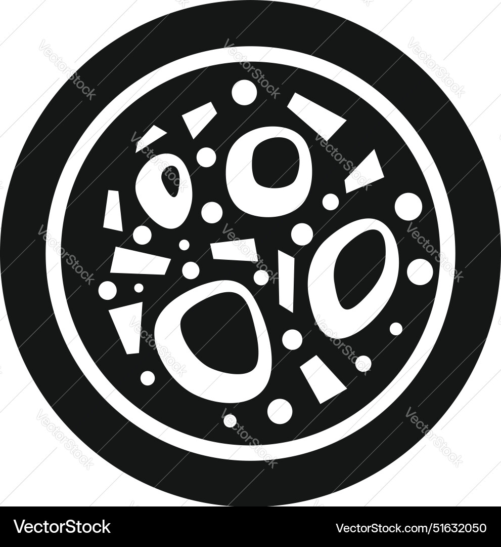 Round tray with abstract pattern representing Round tray with abstract pattern representing vector image