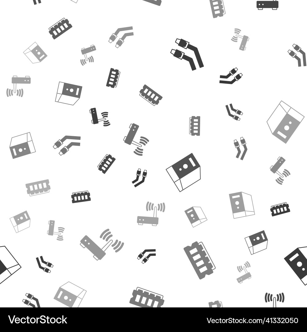 Set lan cable network internet ram random access Set lan cable network internet ram random access vector image