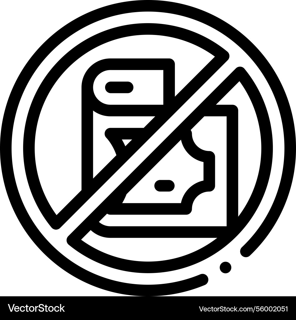 Paper note icon thin linear style design isolated Paper note icon thin linear style design isolated vector image