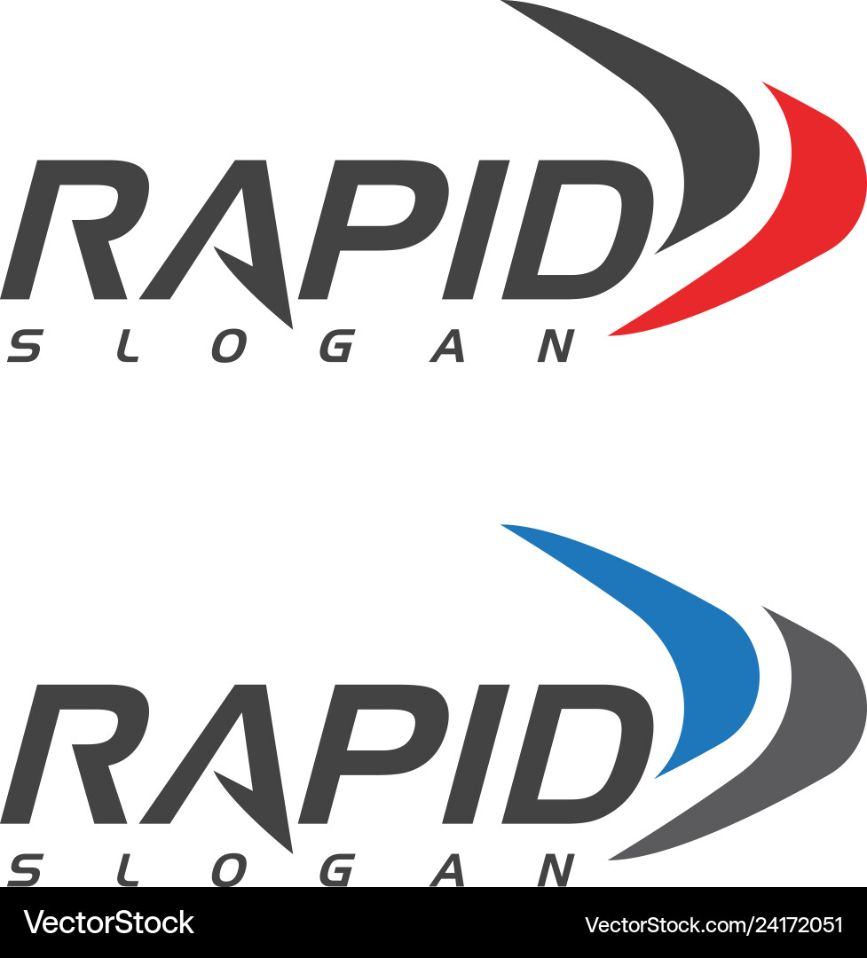 Rapid design Rapid design vector image