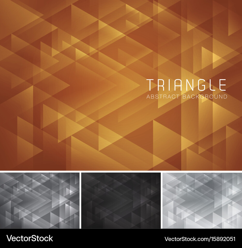 Triangle abstract background Vector Image