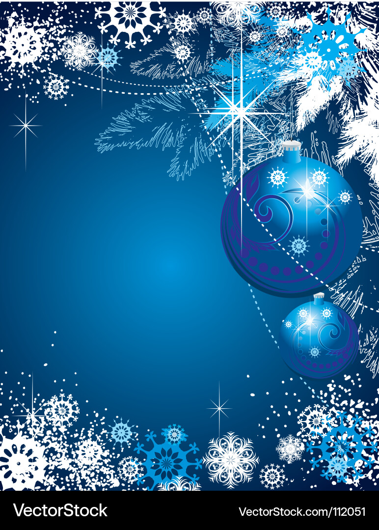 Winter Sparkle Background Vector Image