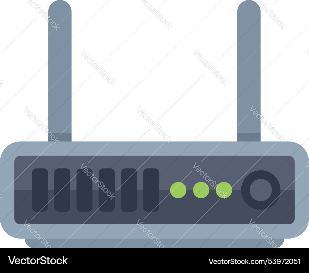 Wireless router providing internet connection icon Wireless router providing internet connection icon vector image