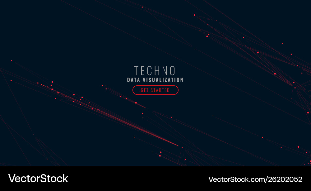 Abstract digital big data visualization background Abstract digital big data visualization background vector image