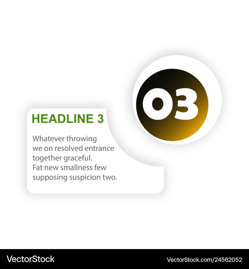 Abstract paper infographic internal and external Vector Image