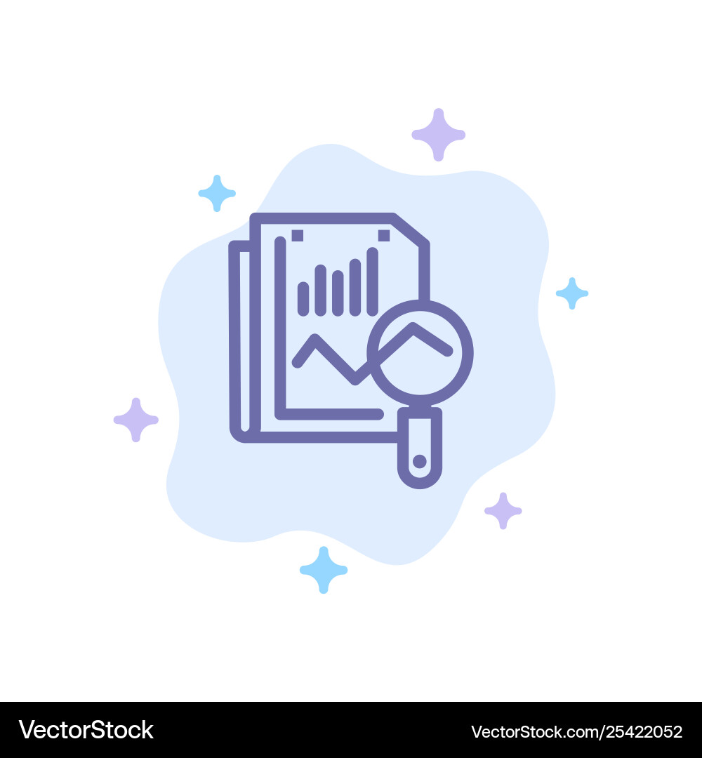 File static search computing blue icon File static search computing blue icon vector image