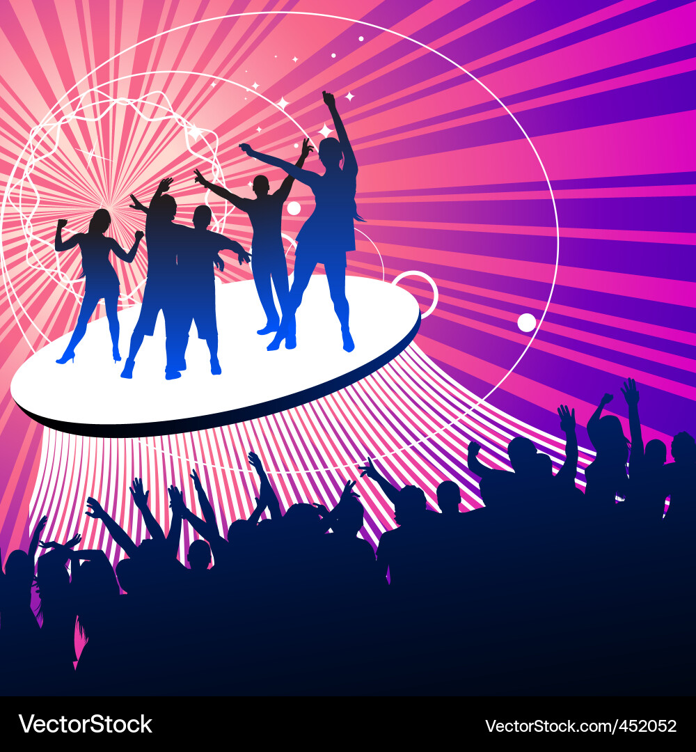 Party peoples Vector Image