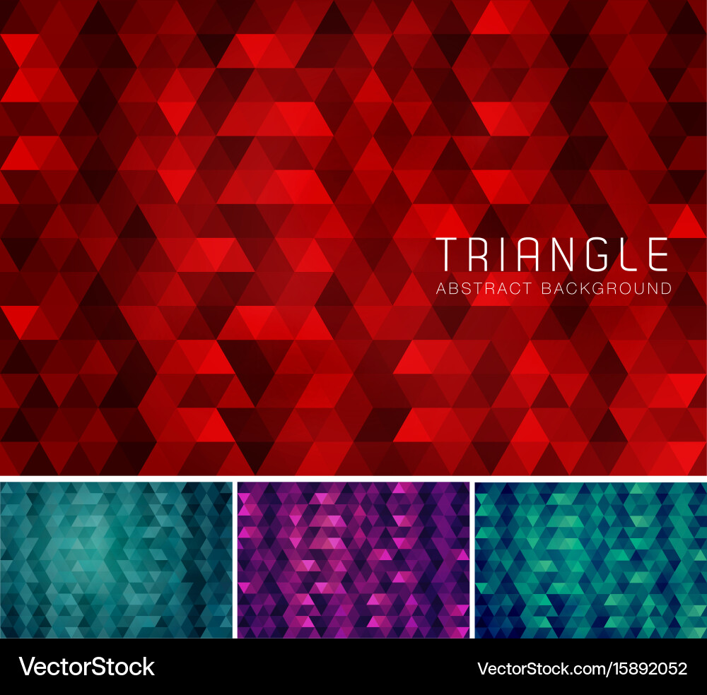 Triangle abstract background vector image