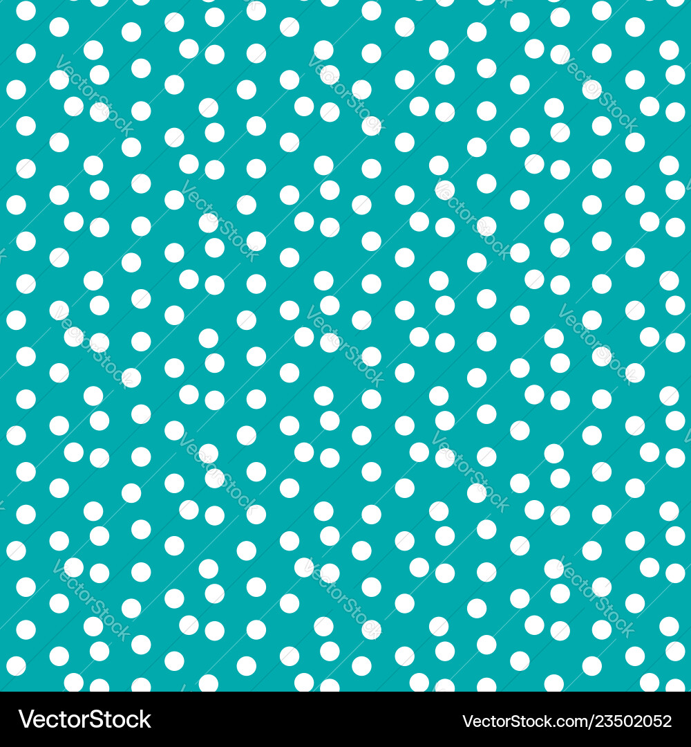 Turquoise background random scattered circle dots Turquoise background random scattered circle dots Vector Image