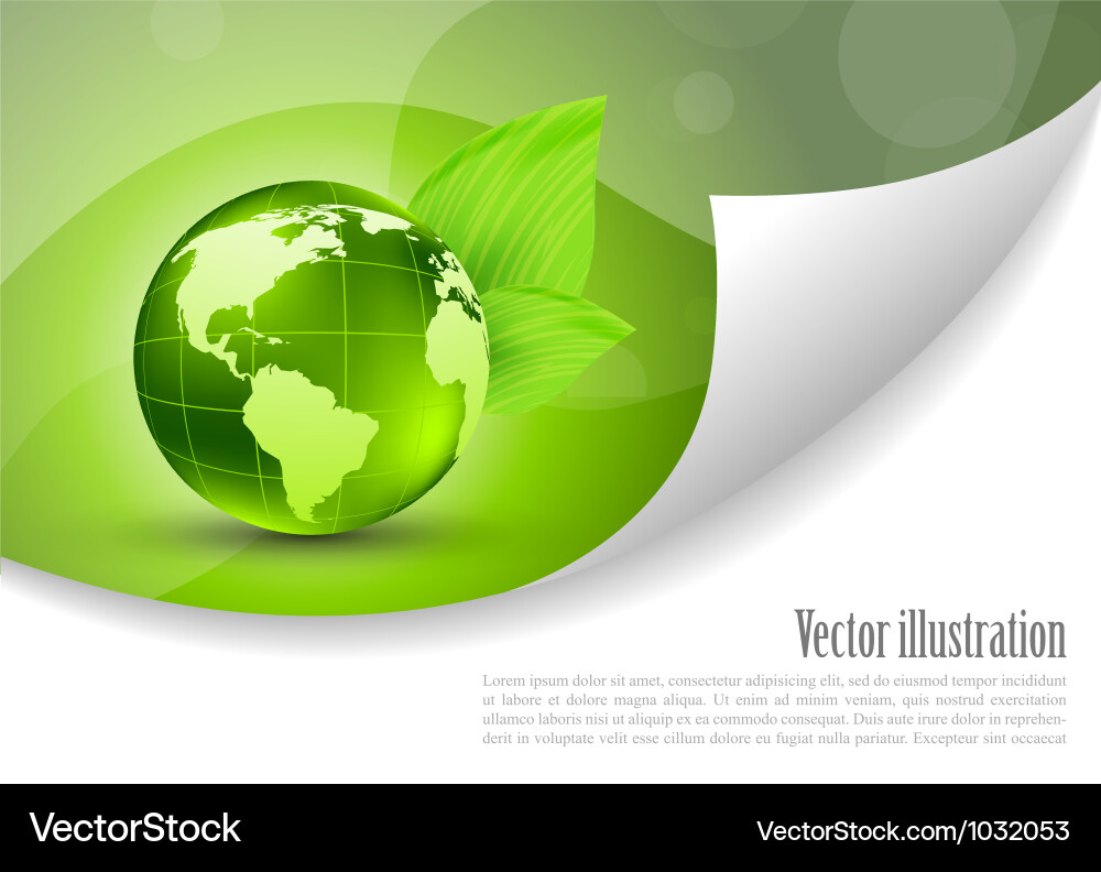 Abstract Globe Background Vector Image