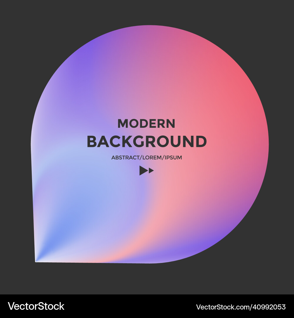 Cover design with color vibrant gradient shape Cover design with color vibrant gradient shape vector image