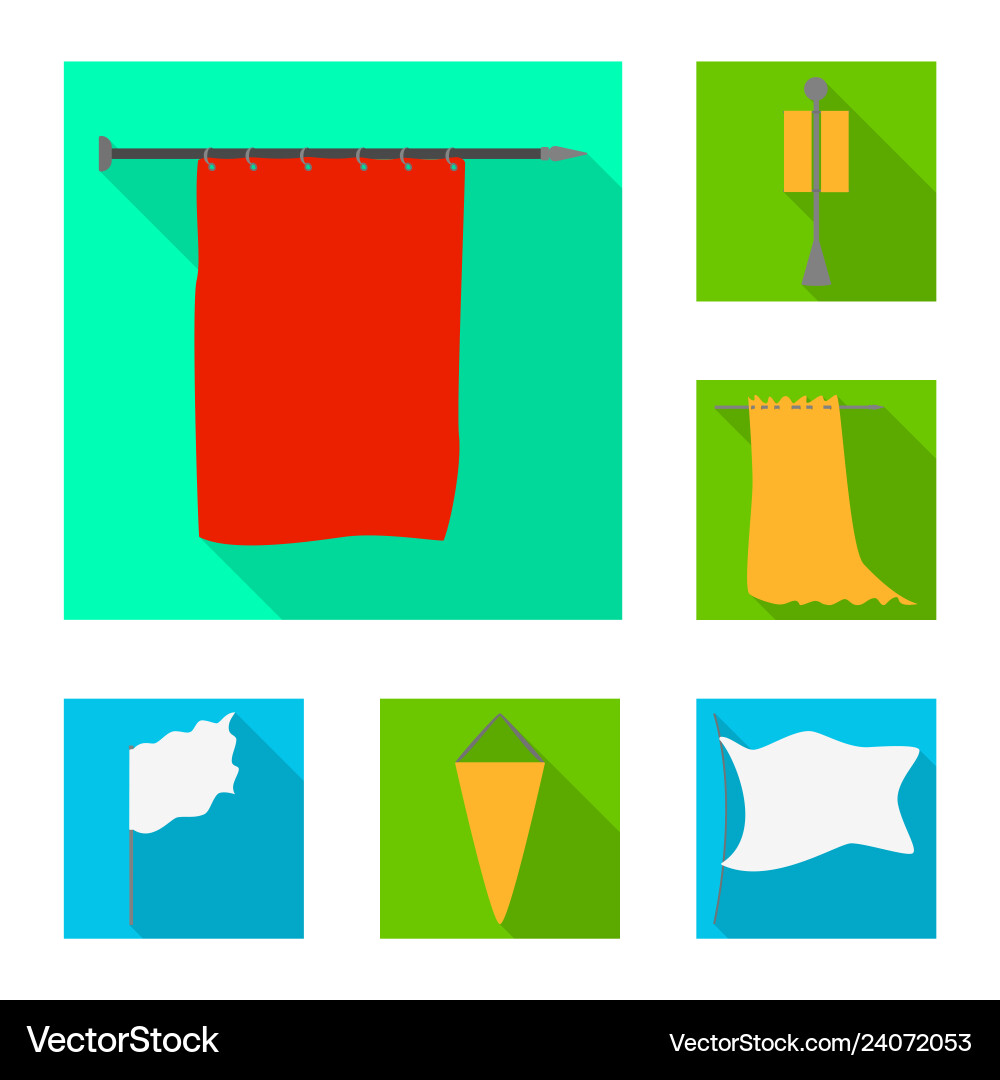 Isolated object of fabric and white symbol set Isolated object of fabric and white symbol set vector image