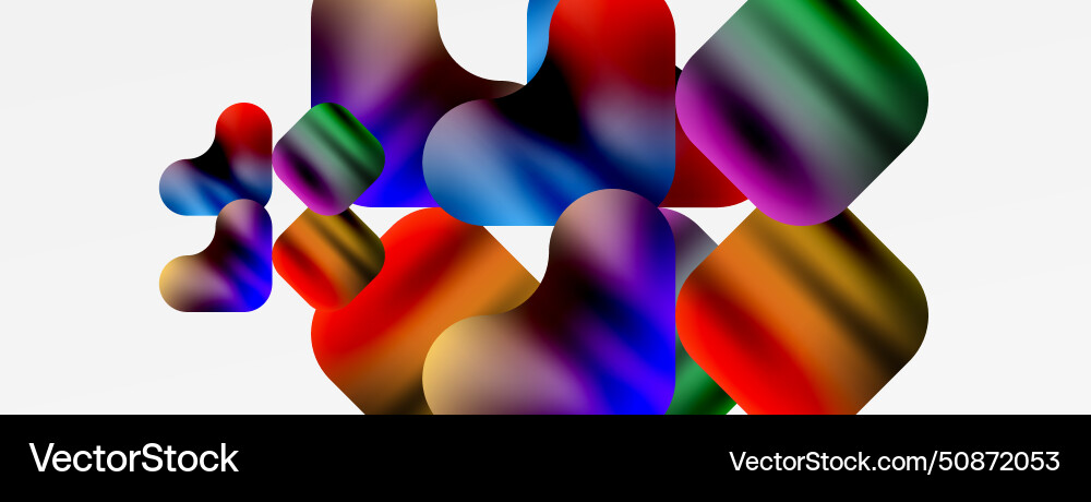 Metallic fluid color with geometric abstract Metallic fluid color with geometric abstract Vector Image