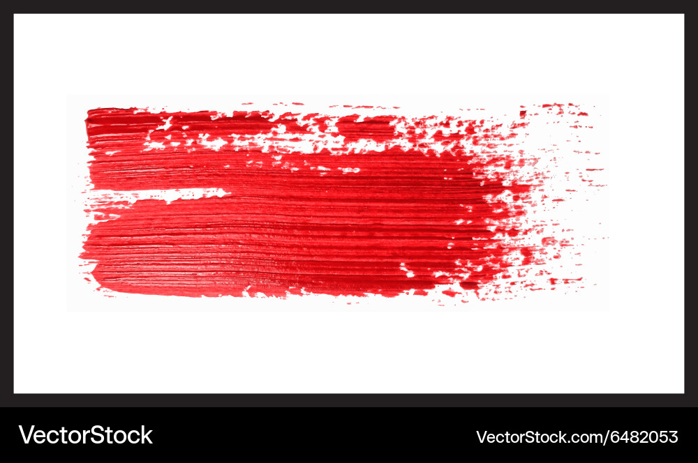 Red Paint Splatter Backdrop Vector Image