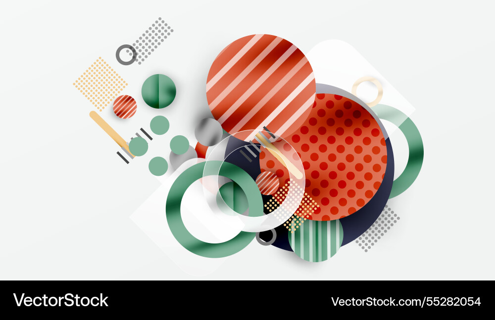 Abstract geometric background with overlapping Abstract geometric background with overlapping Vector Image