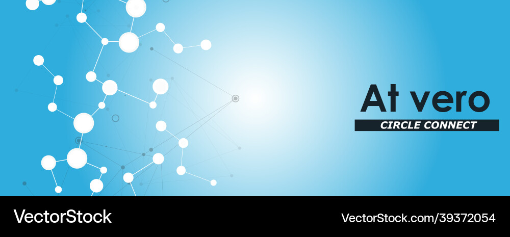 Abstract with circle network connect Abstract with circle network connect vector image