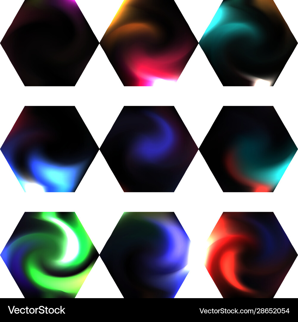 Chromatic background in form a shape Chromatic background in form a shape Vector Image
