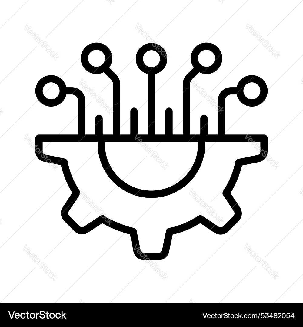 Data integration Vector Image