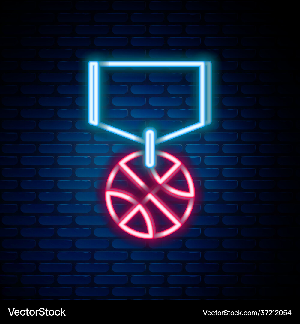 Glowing neon line location with basketball ball Glowing neon line location with basketball ball vector image