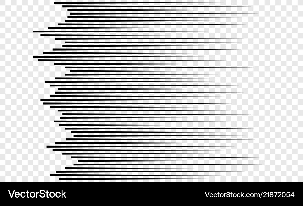Horizontal speed lines pattern background Horizontal speed lines pattern background vector image