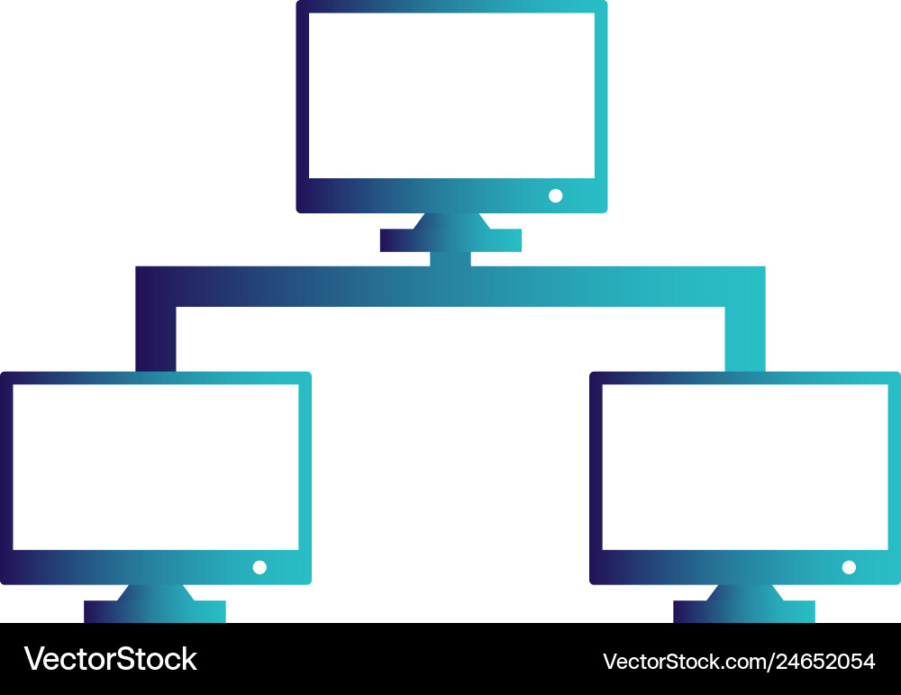 Internet server icon vector image