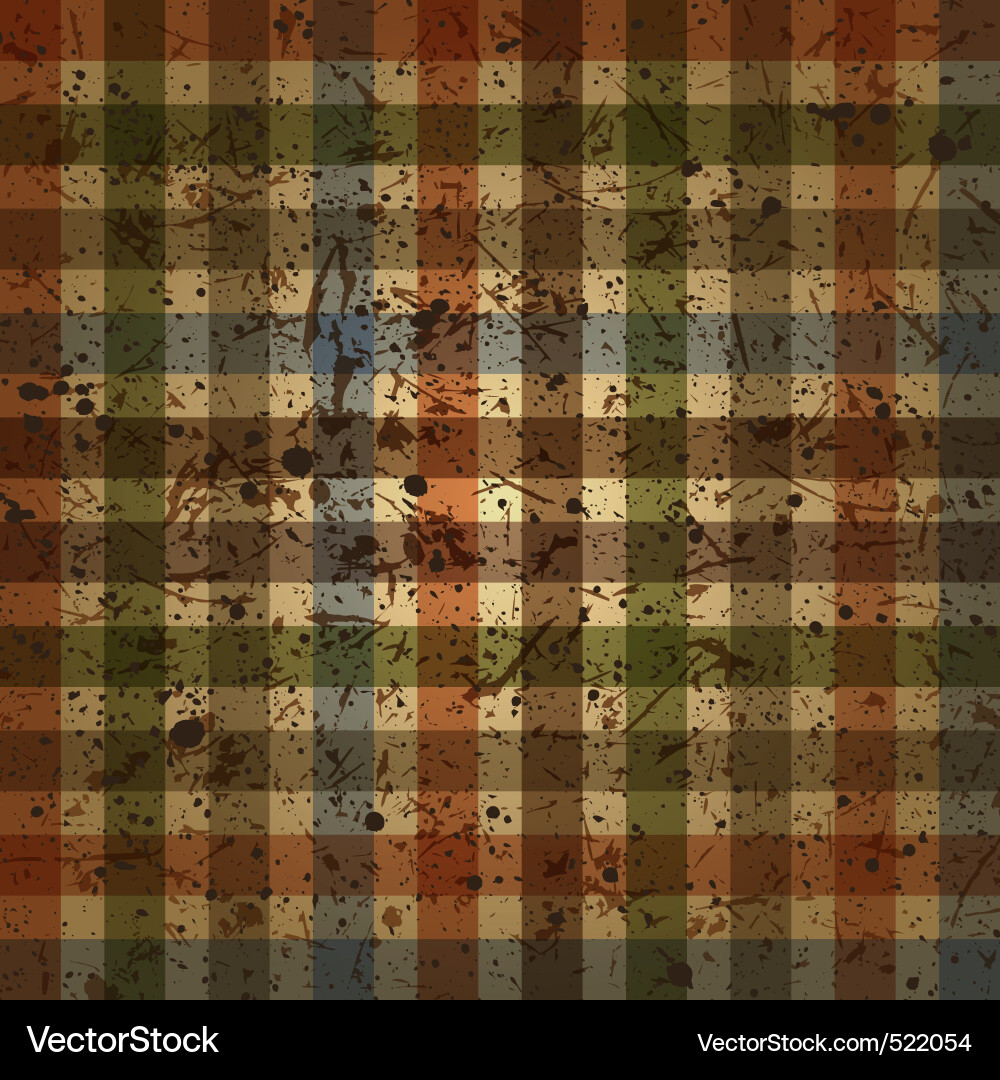Rustic Checkered Pattern vector image