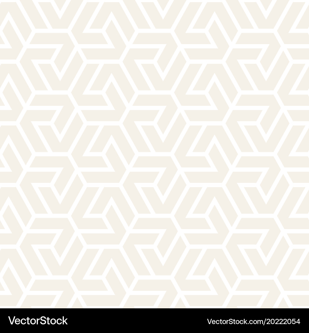 Subtle Hexagonal Stripes Pattern vector image