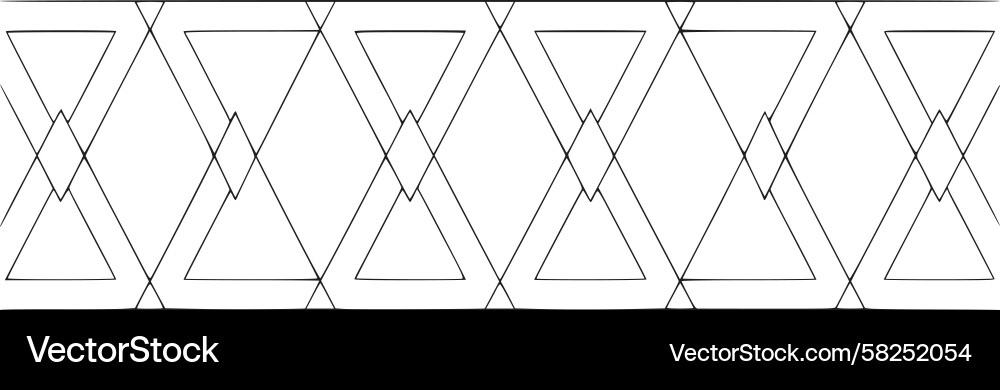 Triangular Border Pattern Vector Image