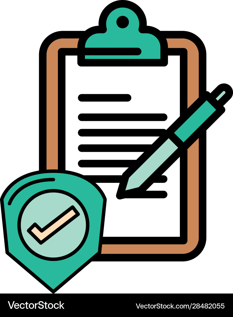 Checklist clipboard document with check symbol Checklist clipboard document with check symbol vector image