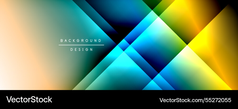 Dynamic shadow lines with gradient colors vector image