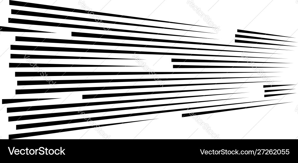Dynamic Speed Burst Lines vector image