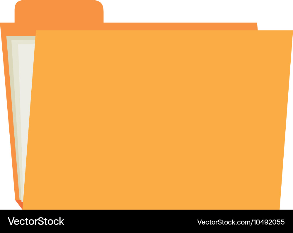 Folder file archive design vector image