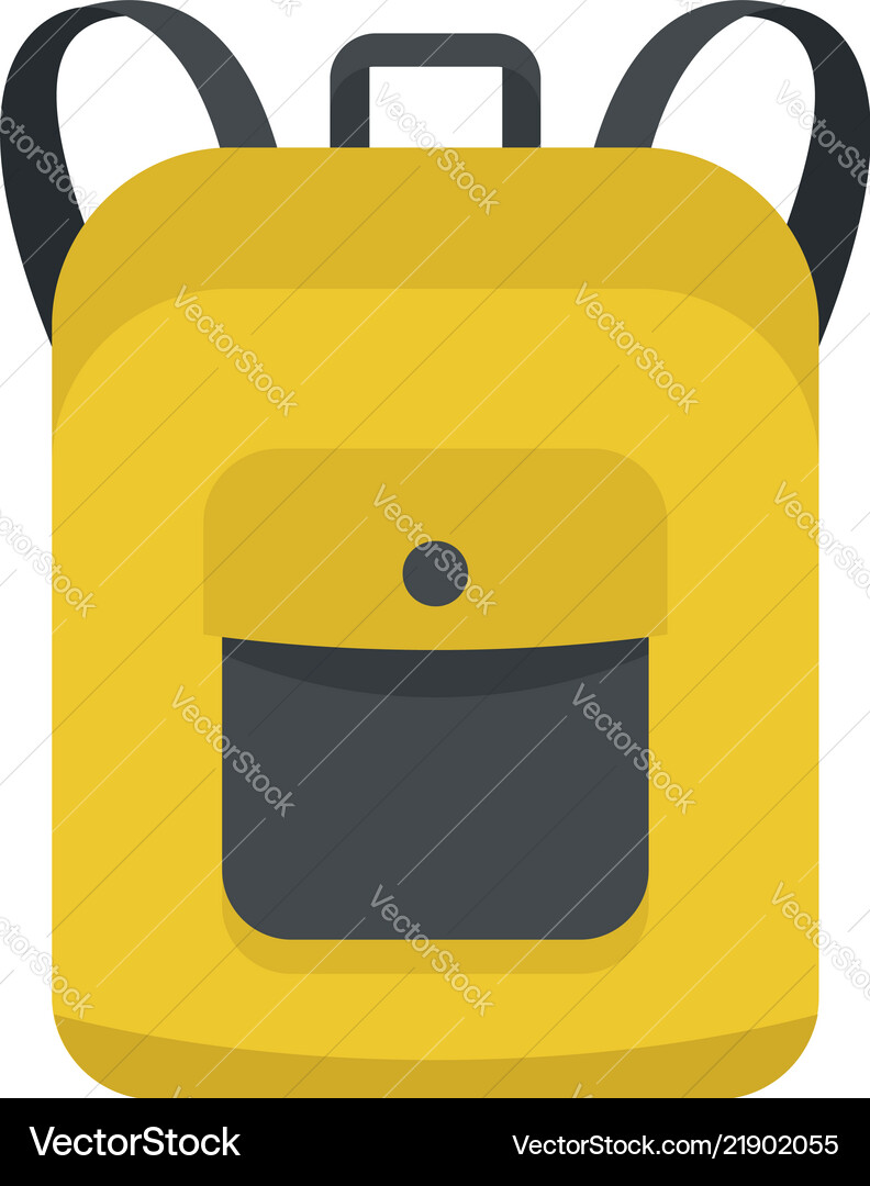 Notebook Backpack Icon Vector Image