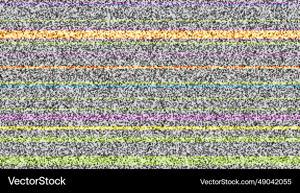 Static noise texture with black and white pixels Static noise texture with black and white pixels vector image