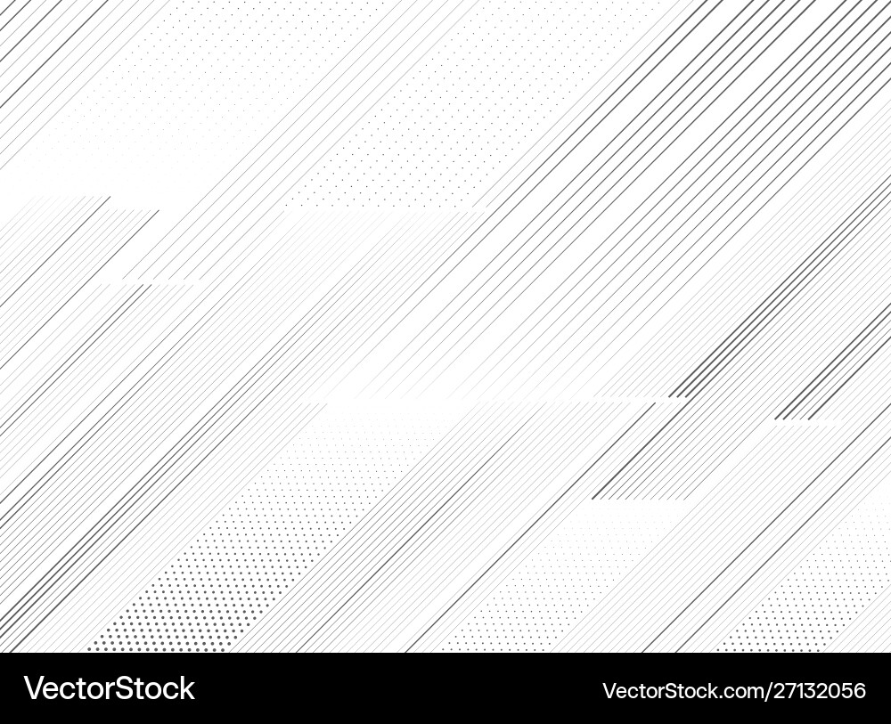Black Line Pattern - Abstract Grid vector image