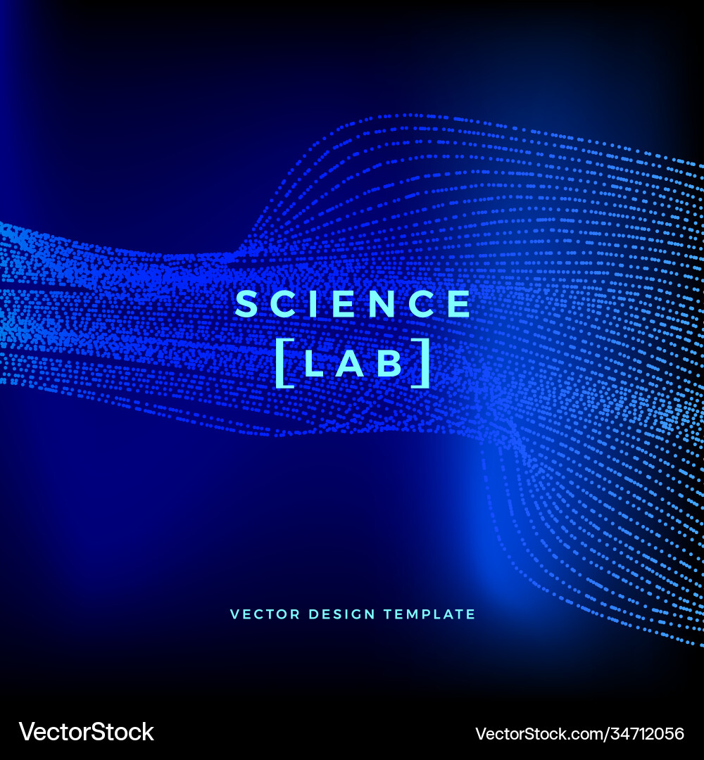 Dynamic Particle Background vector image